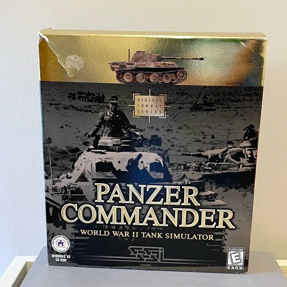 Vintage Panzer Commander WWII simulation PC game
